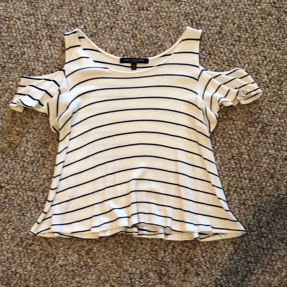 Cold shoulder t shirt